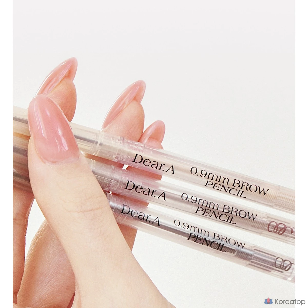 Накладные брови Dear.A 0,9 мм, 1 шт., карамельно-коричневый цвет.