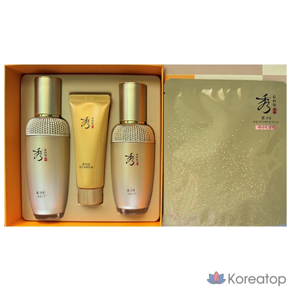 Набор для особого ухода Sooryehan Jinseng Essence Advanced Special Planning Set (4 вида), 1 шт., 33 мл