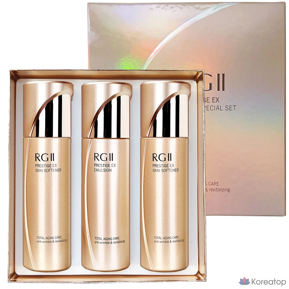 Набор из 3 лосьонов для лица Danahan Aljitu Prestige EX Skin Lotion: лосьон для лица + лосьон для лица, 1 комплект.