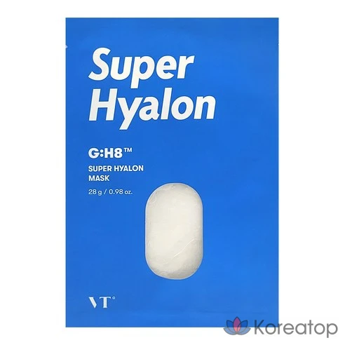 Маска VT Super Hyaluronic Acid Mask, 1 упаковка, 6 штук