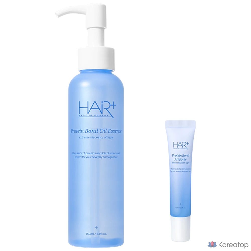 Эссенция-масло для укрепления волос Hair Plus Protein Bond Oil Essence, 150 мл + ампула 15 мл, 1 шт.
