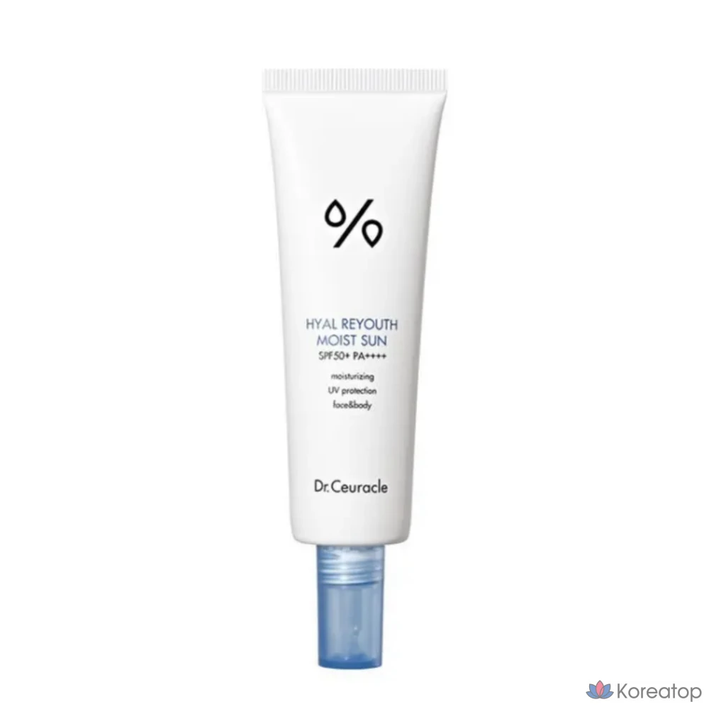 Солнцезащитный крем Dr. Ceuracle Hyal Reyouth Moist Sun SPF 50+ PA++++, 50 мл, 1 шт.