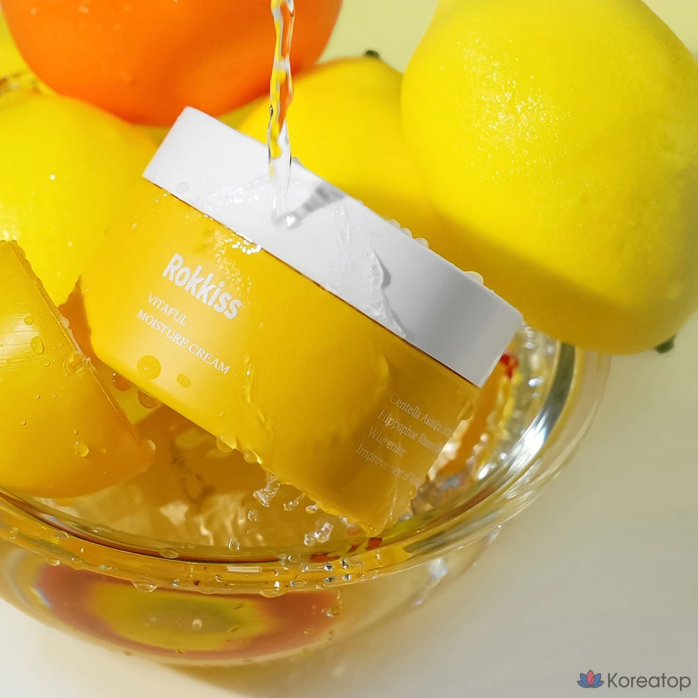 Увлажняющий крем Rokkiss Vitaful с мягкой кислотностью для отбеливания кожи, 120 г, 1 шт.