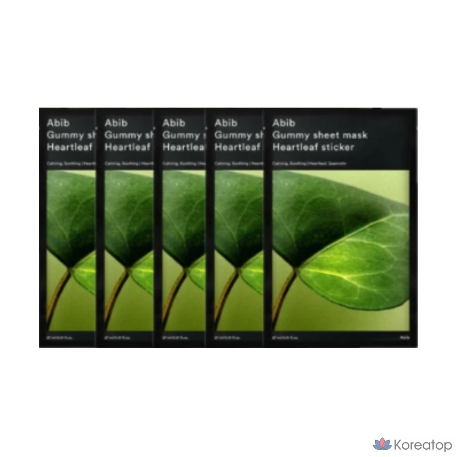 Маска-салфетка Abib с наклейками и изображением полыни, 27 мл, 1 упаковка, 35 штук.