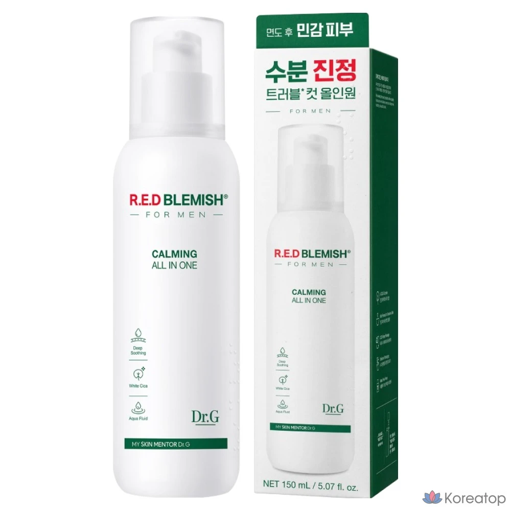 Тонер Dr. G Red Blemish For Men Soothing All-in-One, 150 мл, 1 шт.