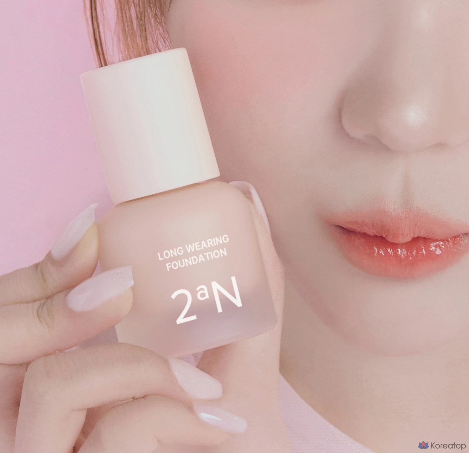 Флюид для лица 2an Long Wearing Foundation Mini, оттенок 19 Pale Beige, 15 мл, 1 шт., фото 2
