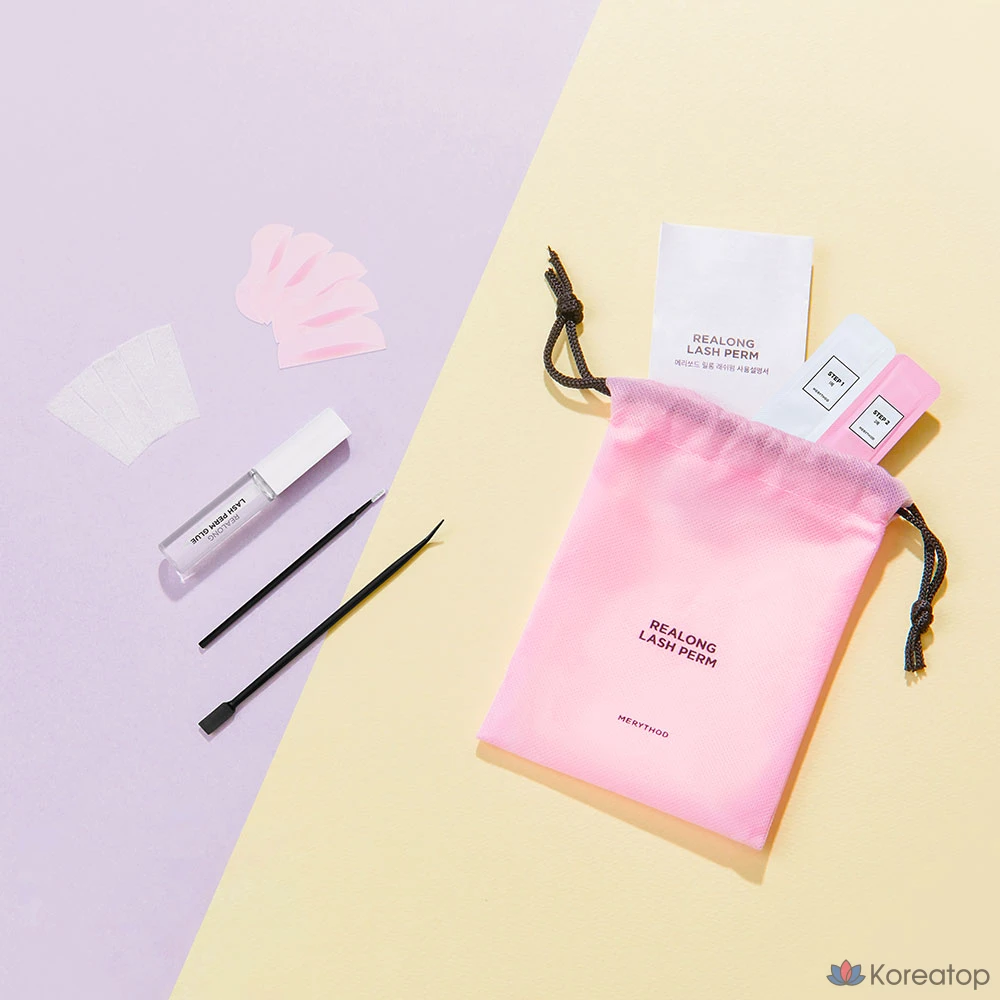 Набор для химической завивки ресниц Merythod Relong, разные цвета.