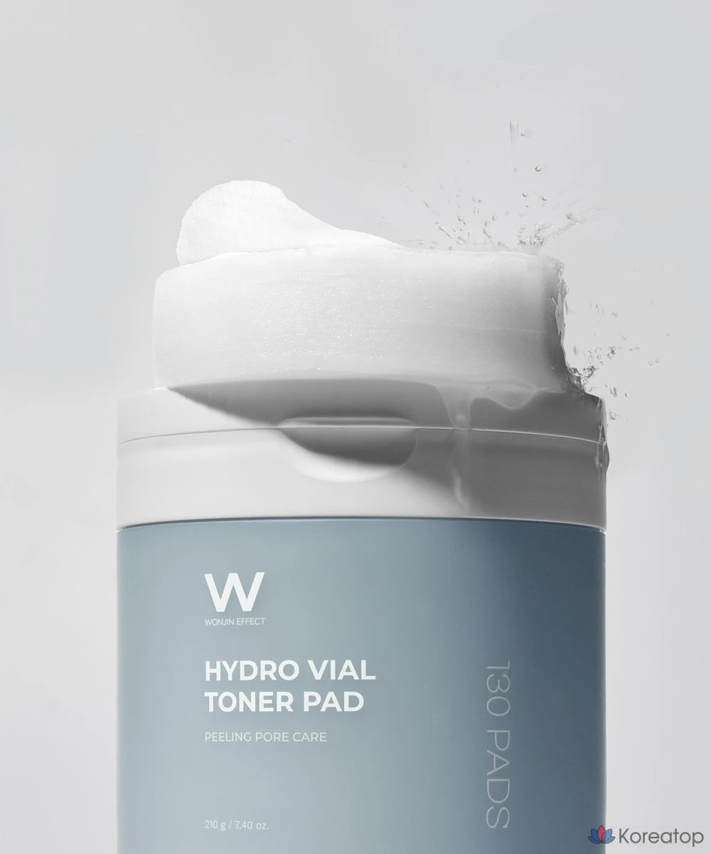 Тонер-подушечки Wonjin Effect Hydro Vial, 210 г, 130 листов, 1 шт.