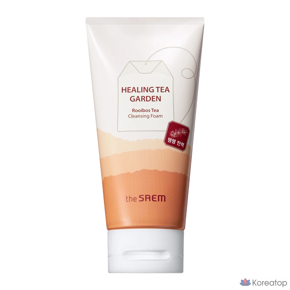 Очищающая пенка для лица The Saem Healing Tea Garden Rooibos Tea, 150 мл, 1 шт.