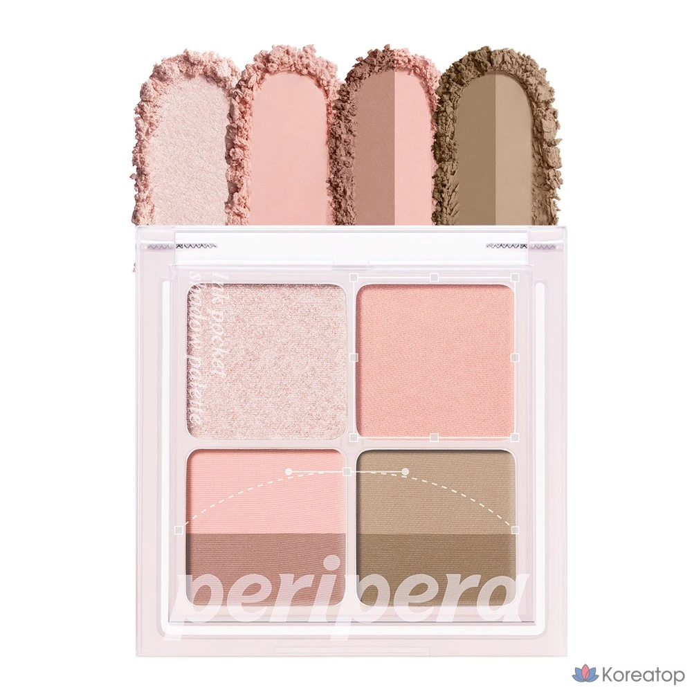Палитра теней Perifera Ink Pocket Shadow Palette 23AD, 13 Не душить, 1 шт