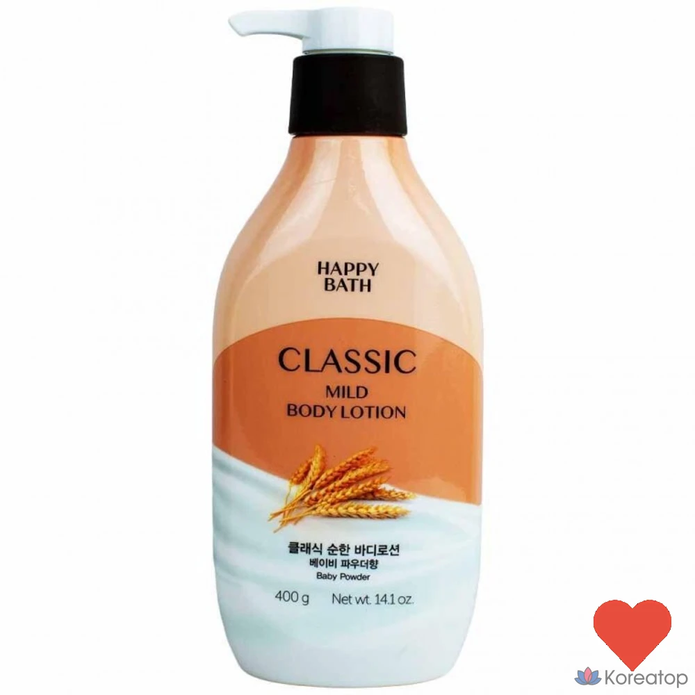 Классический мягкий лосьон для тела с детской присыпкой, 400 г