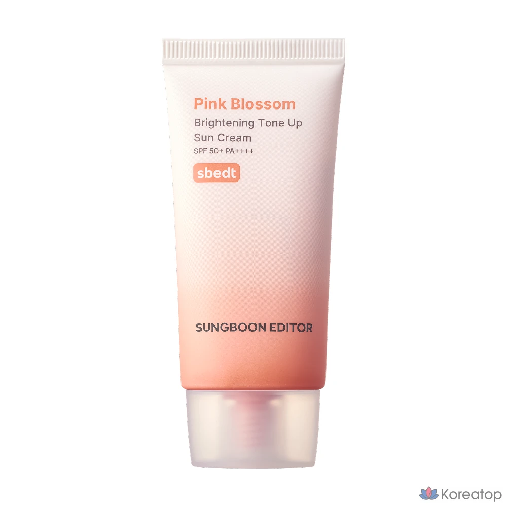 Ingredient Editor Whitening Moisture Tone-Up Pink Blossom Sunscreen, 1 шт., 50 мл