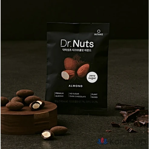 Темный шоколад со вкусом миндаля Dr. Nuts