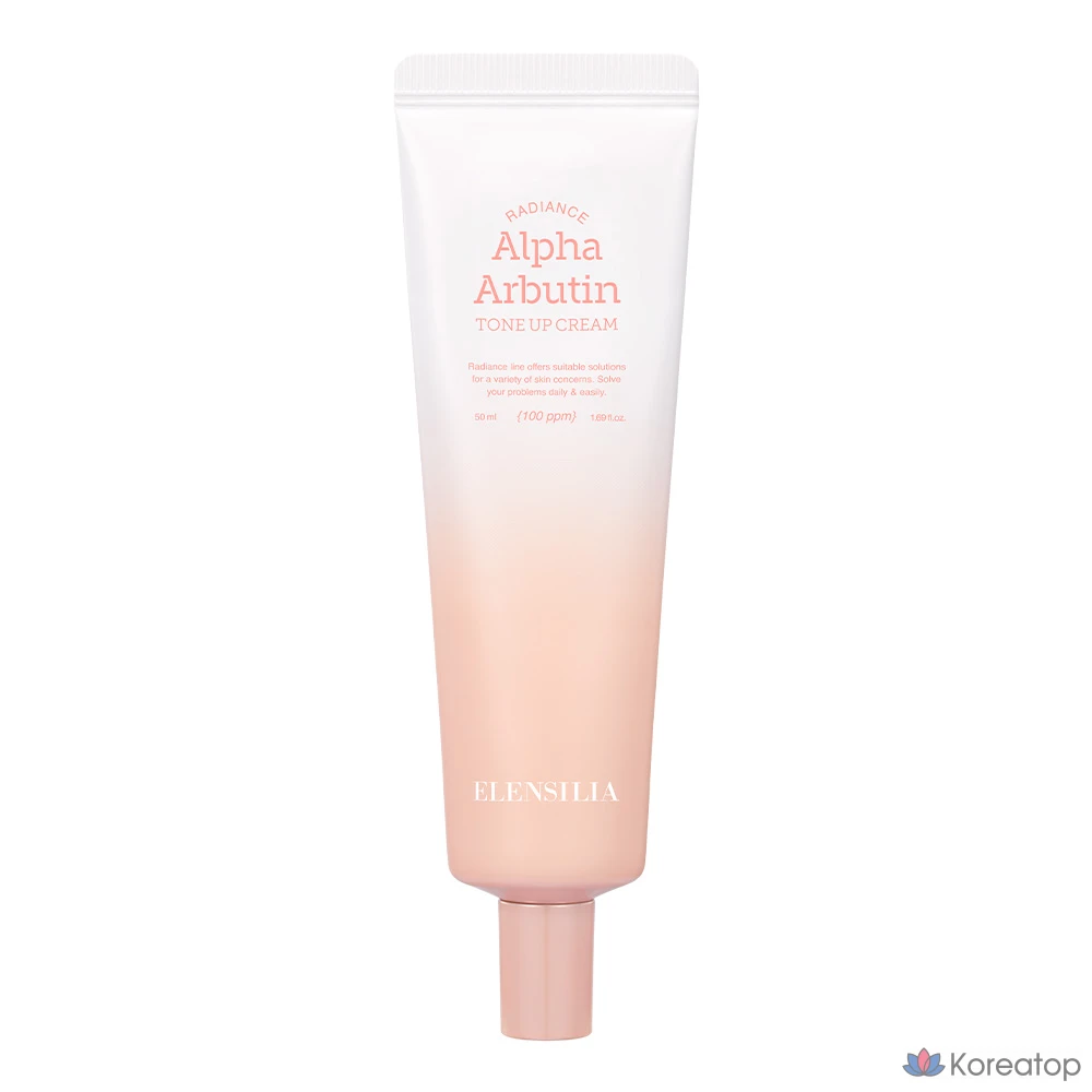 Elensilia Radiance Alpha Arbutin Tone-Up Cream SPF50+ PA++++, 50 мл, 1 шт.