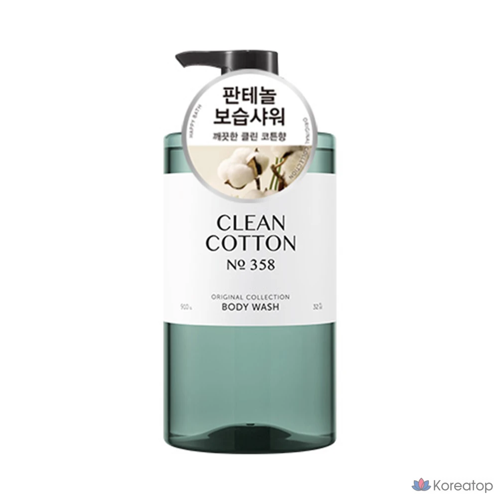 Гель для душа Happy Bath Original Collection с мягким кислым эффектом, аромат "Чистый хлопок", 910 г, 1 шт.