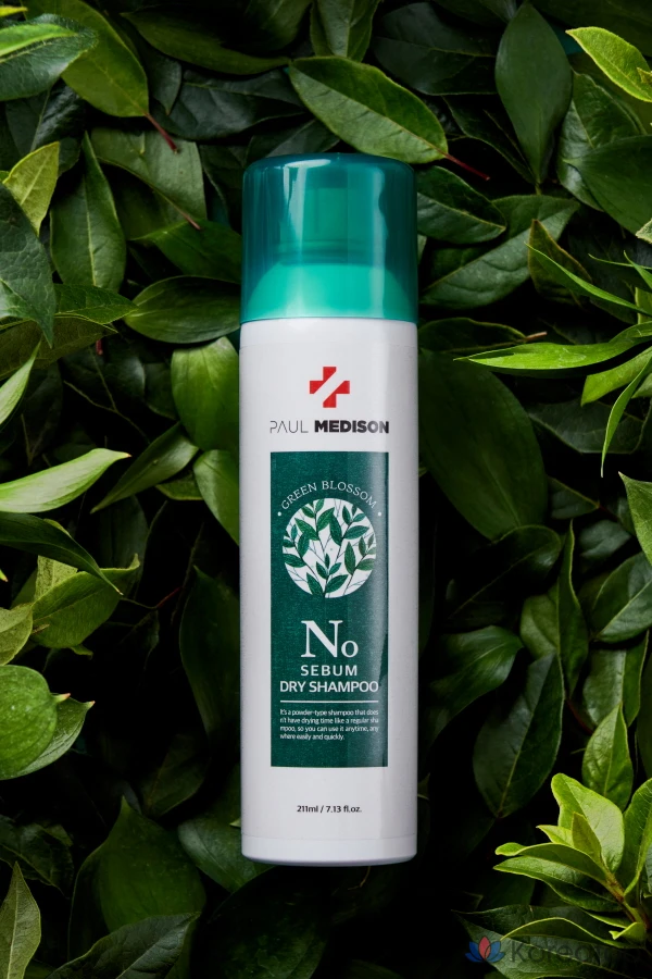 Сухой шампунь PAUL MEDISON Signature No-Sebum Green Blossom, 1 шт., 211 мл