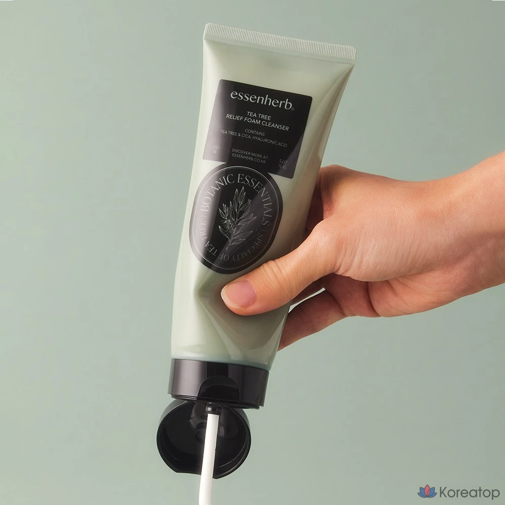 Пенка для умывания EssenHerb Tea Tree Relief Foam Cleanser, 150 мл, 1 шт.