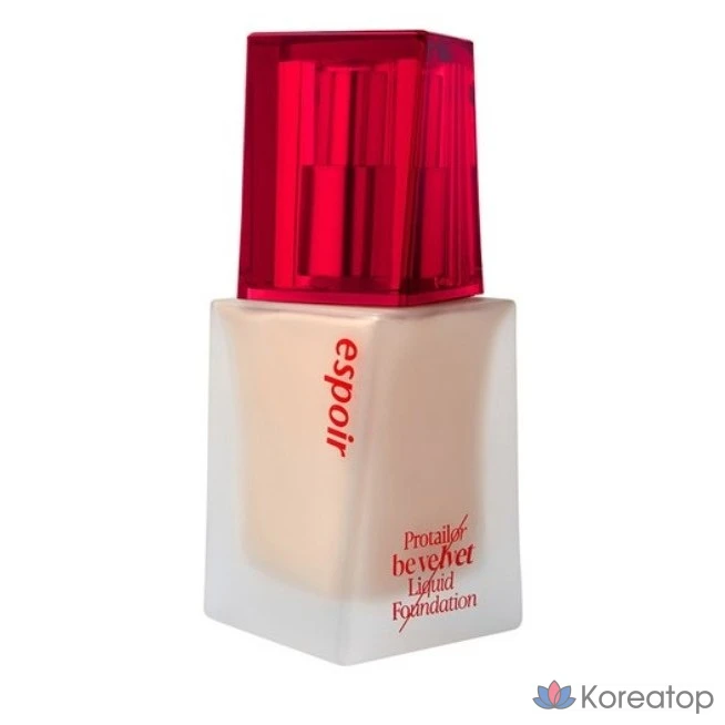 Тональный крем Espoir Pro Tailor Foundation Be Velvet SPF22 PA++ 30 г, 1 шт., № 25, оттенок «загар».