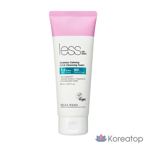 Очищающая пенка Holika Holika Less On Skin Redness Calming Cica Cleansing Foam, 150 мл, 1 шт.