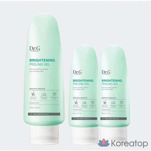 Осветляющий пилинг-гель Dr. G, 120 г + 60 г х 2 упаковки