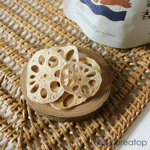 Poongsimdang Lotus Root Chips веганская здоровая закуска без сахара и глютена