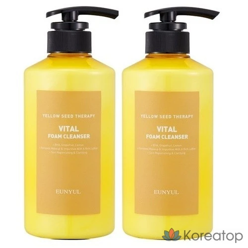 Пенка для умывания Eunyul Yellow Seed Therapy Vital, 500 мл, 1 шт.