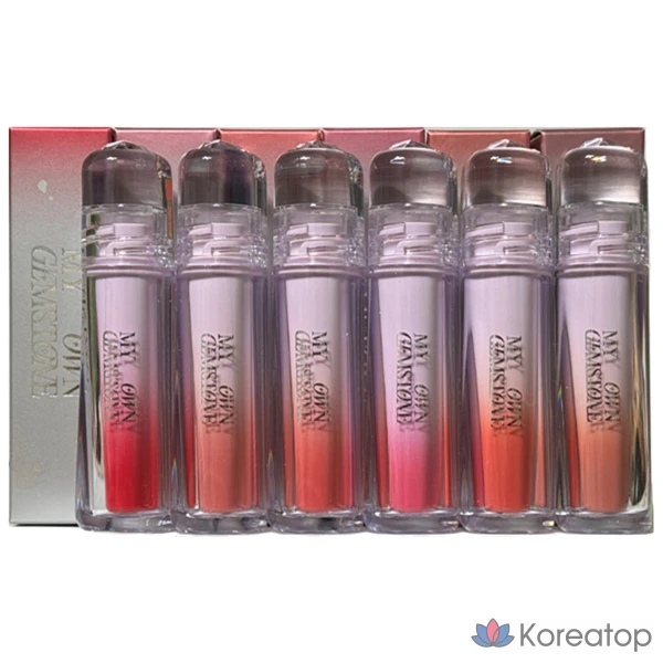 Тинт для губ Etude House Over Glowy Tint Jam Stone Collection, оттенок 12 Ruby Love, 3 г, 1 шт.