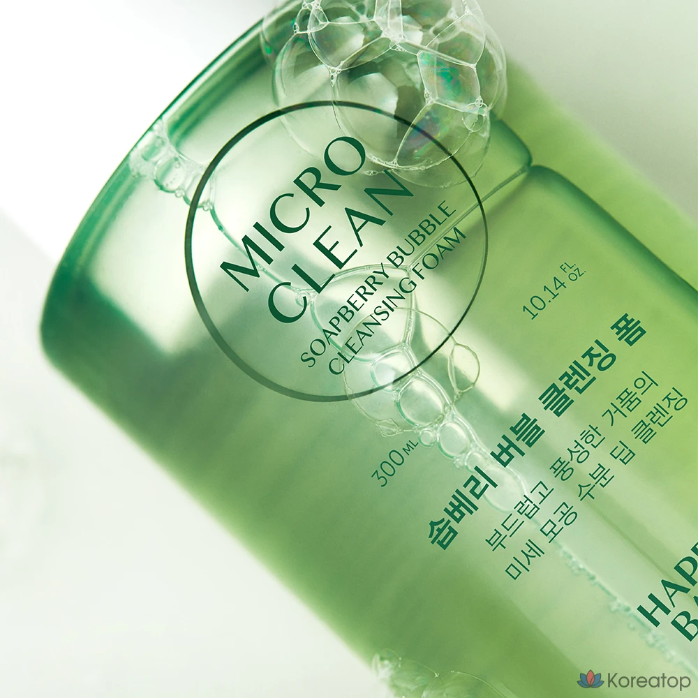 Пенка для умывания Happy Bath Micro Clean Soapberry Bubble, 1 шт., 300 мл