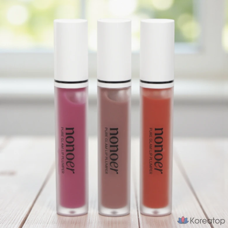 Лип плампер YNM Nonoer Pure Glam Lip Plumper, оттенок 003 Coral Glossy, 4.5 г, 1 шт., фото 2