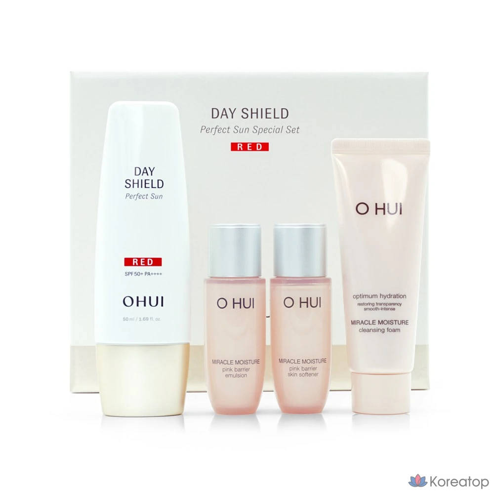 Набор Ohui Day Shield Perfect Sun Red Special Set, 50 мл, 1 шт.