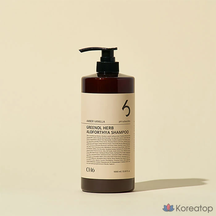 Шампунь CH6 Grinol Herb Alopecia Amber Vanilla, 1 л, 1 шт.