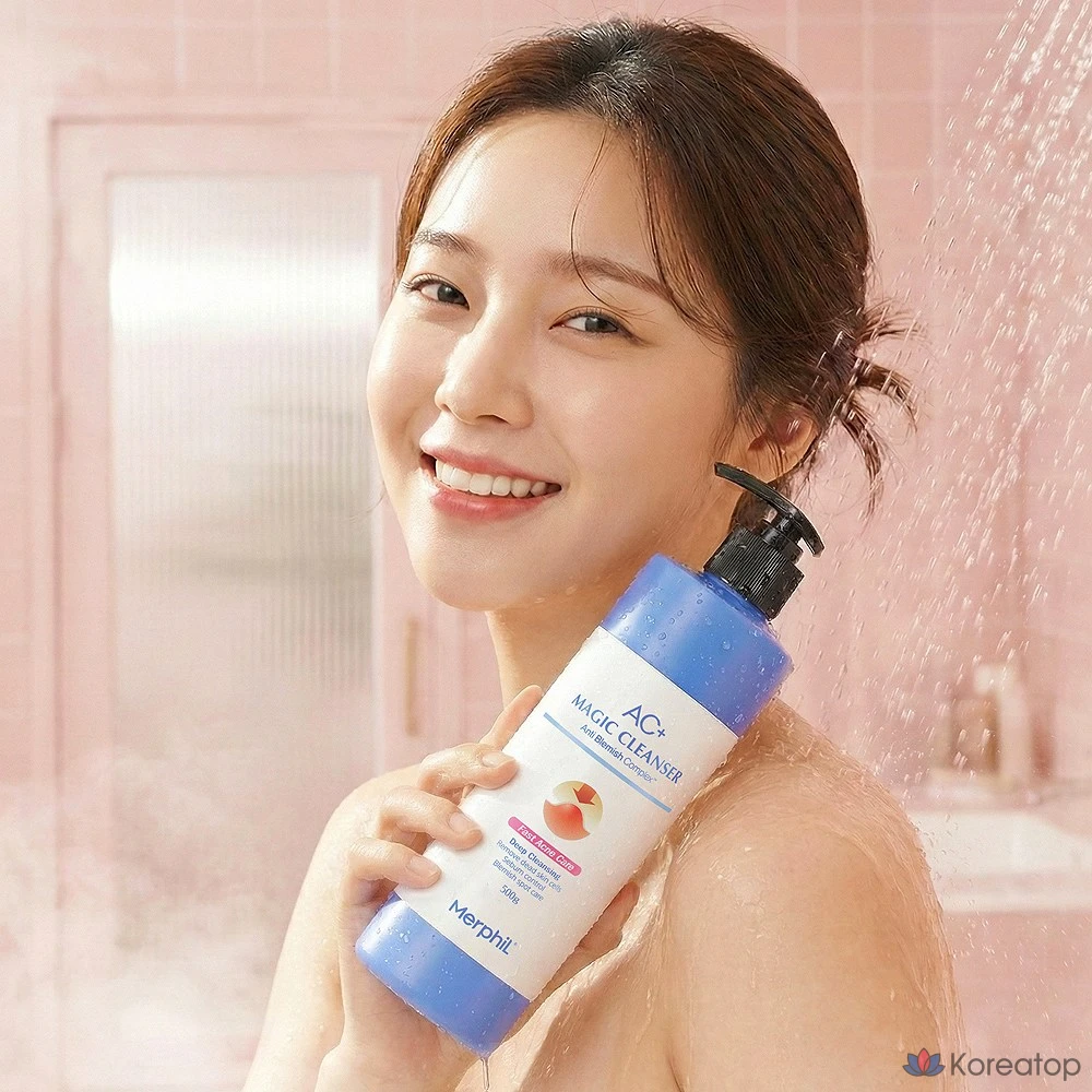 Гель для душа DASHU Body Acne/Back Acne Improvement/Approved AC+ Magic Body Wash с ароматом детского хлопка, 500 г, 1 шт.