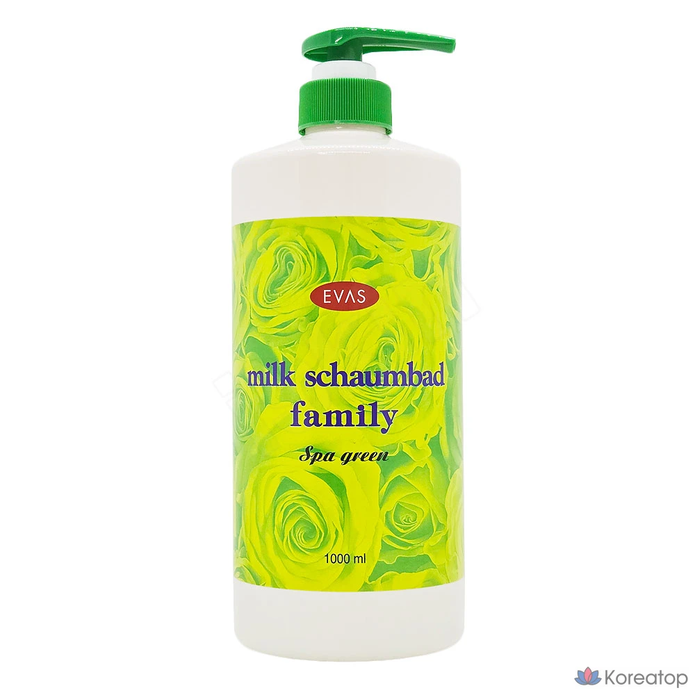 Молочко EVAS Milk Shambhala No. 3 Spa с зеленым ароматом, 1000 мл, 1 л, 1 шт.