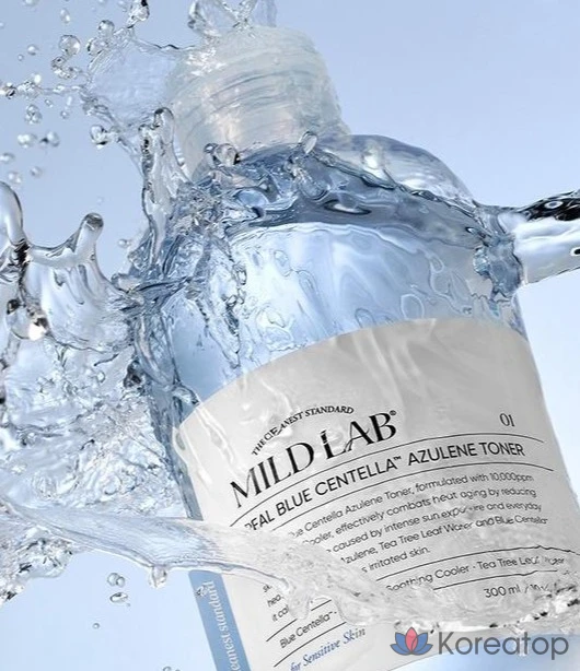 Тоник для лица Mild Lab Real Blue с центеллой и азуленом, 300 мл, 1 шт.