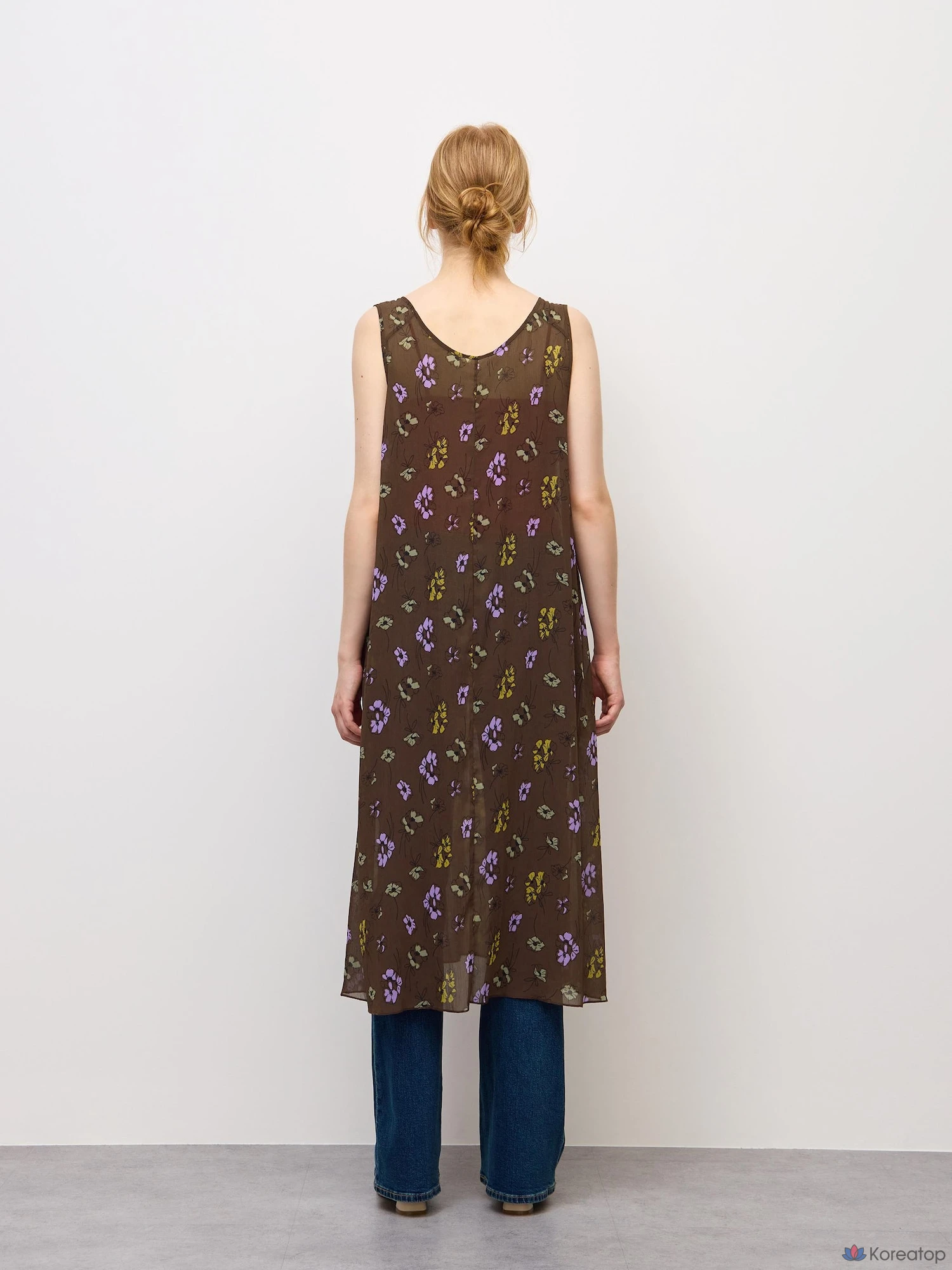 Платье Uniqlo Sheer One-piece Sleeveless