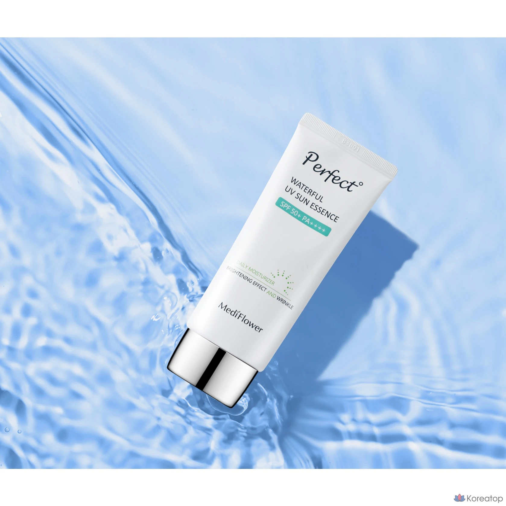 Солнцезащитный крем-эссенция MediFlower Perfect Waterful UV Sun Essence SPF 50+ PA++++, 50 мл, 1 шт.