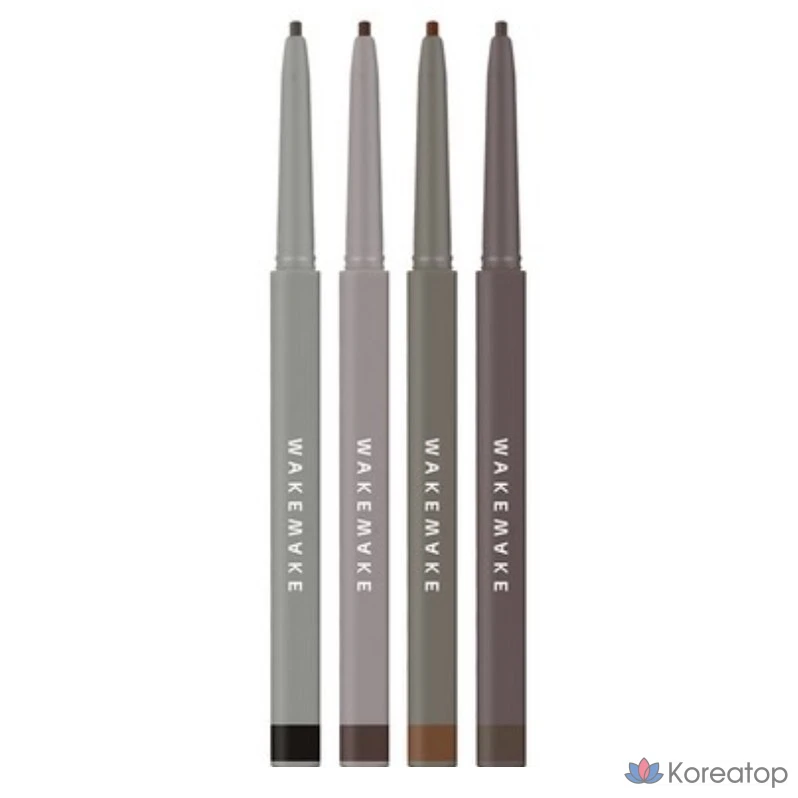 Карандаш для подводки глаз WAKEMAKE Real Ash, 5 цветов, оттенок Ash Mauve, 1 шт.