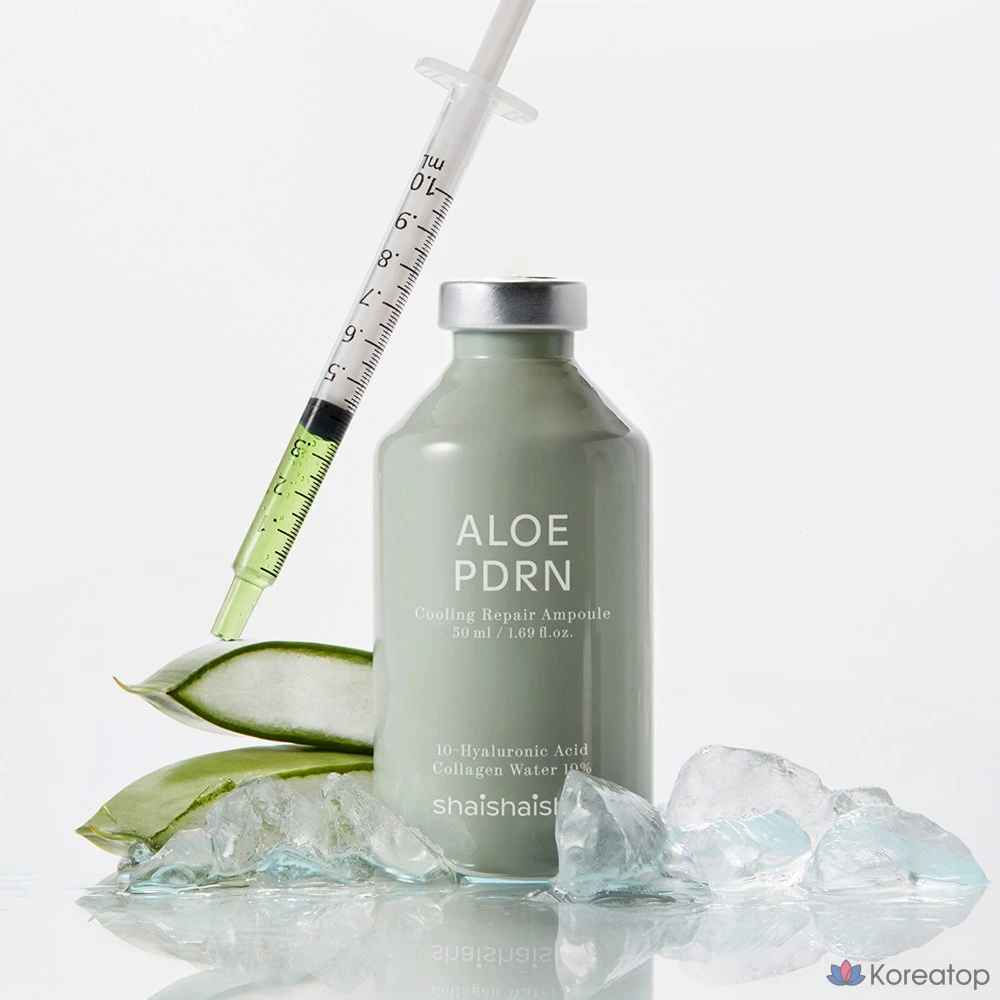 Ампульная сыворотка SHAISHAISHAI Aloe PDRN Cooling Repair Ampoule, 50 мл, 1 шт.