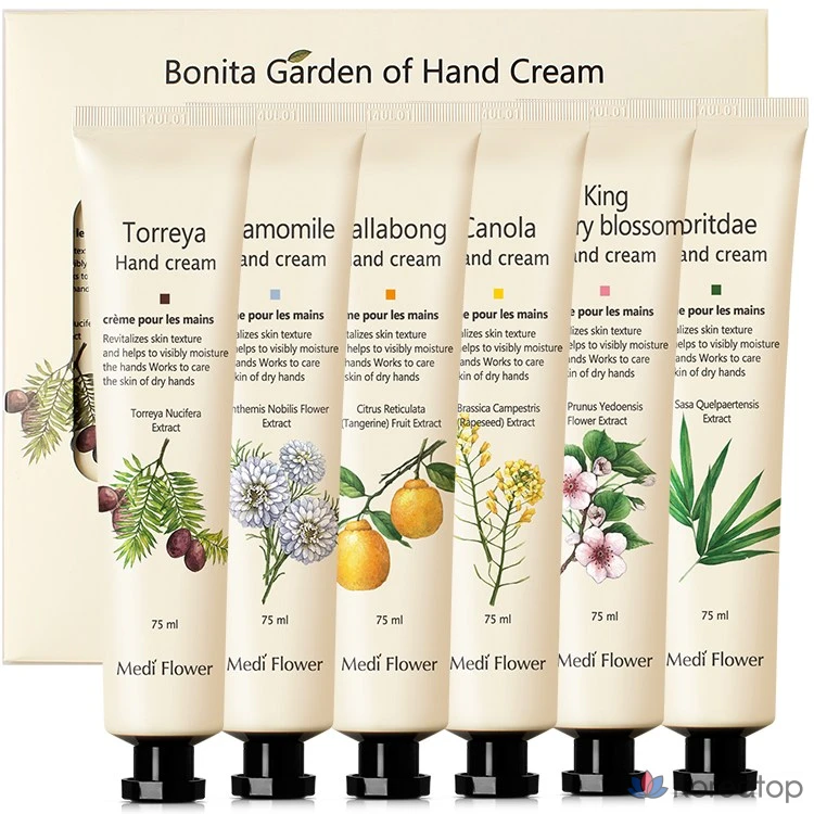 Набор для ухода MediFlower Bonita Garden Hand Cream 6-piece Set, 1 шт., фото 2