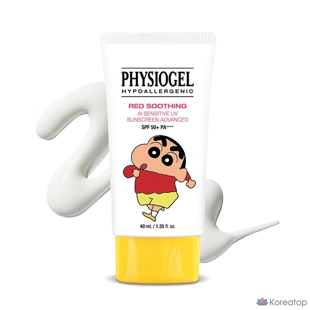 Physiogel Jjanggu Red Soothing AI Sensitive UV Sunscreen Advanced SPF50+ PA++++, 40 мл, 1 шт.