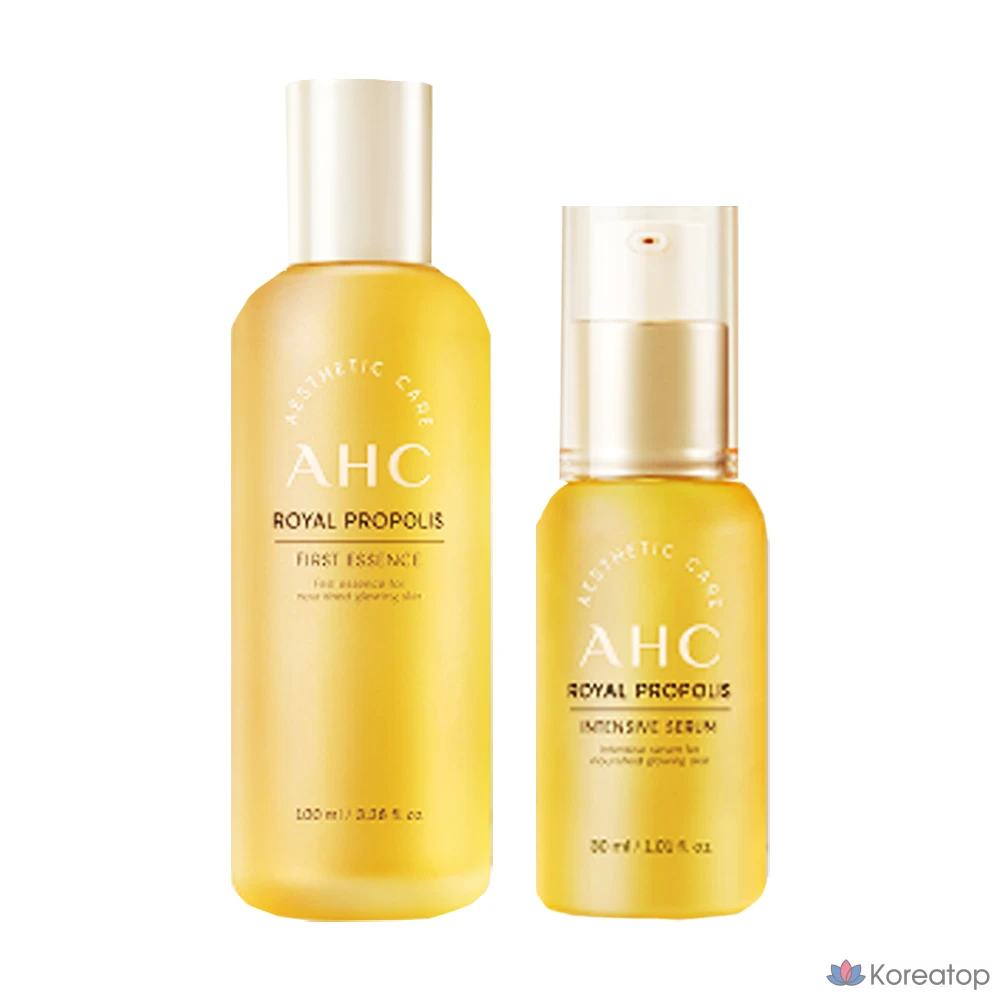 Сыворотка с королевским прополисом AHC, 30 мл + Эссенция, 100 мл, 2 вида, 1 шт.