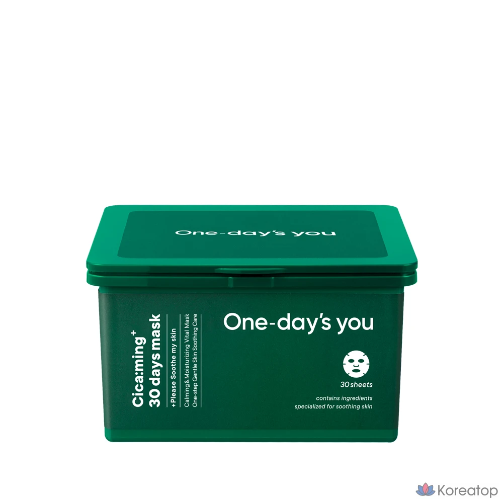 Набор масок One-Day's You Shikaming на 30 дней, 310 г, 1 упаковка, 30 штук.