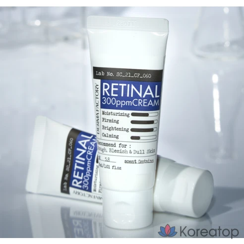 Антивозрастной крем для лица с ретиналем Derma Factory Retinal 300 ppm, 30 мл