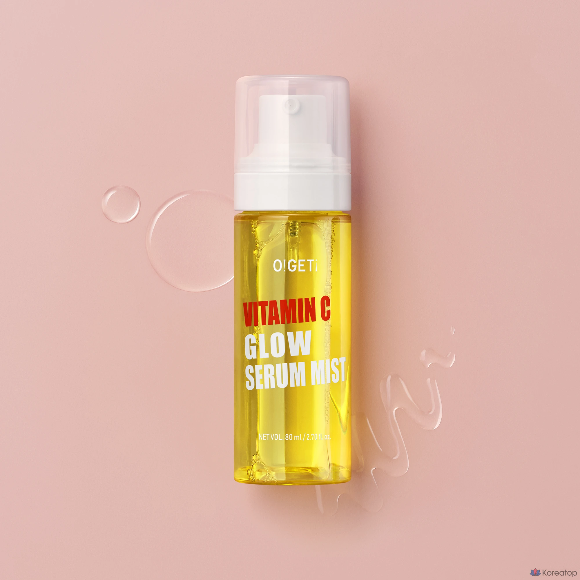 Сыворотка-спрей Oget Vitamin C Glow Serum Mist, 80 мл, 1 шт.