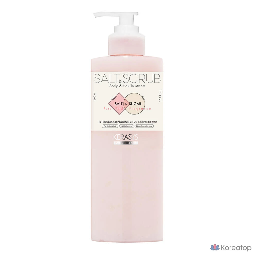 Средство для ухода за кожей головы и волосами KeraSys с чистым цветочным ароматом, 600 мл, 1 шт.