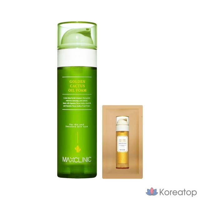 Очищающая пенка MAXCLINIC Oil Foam Cleansing Golden Cactus, 110 г, 1 шт., фото 2