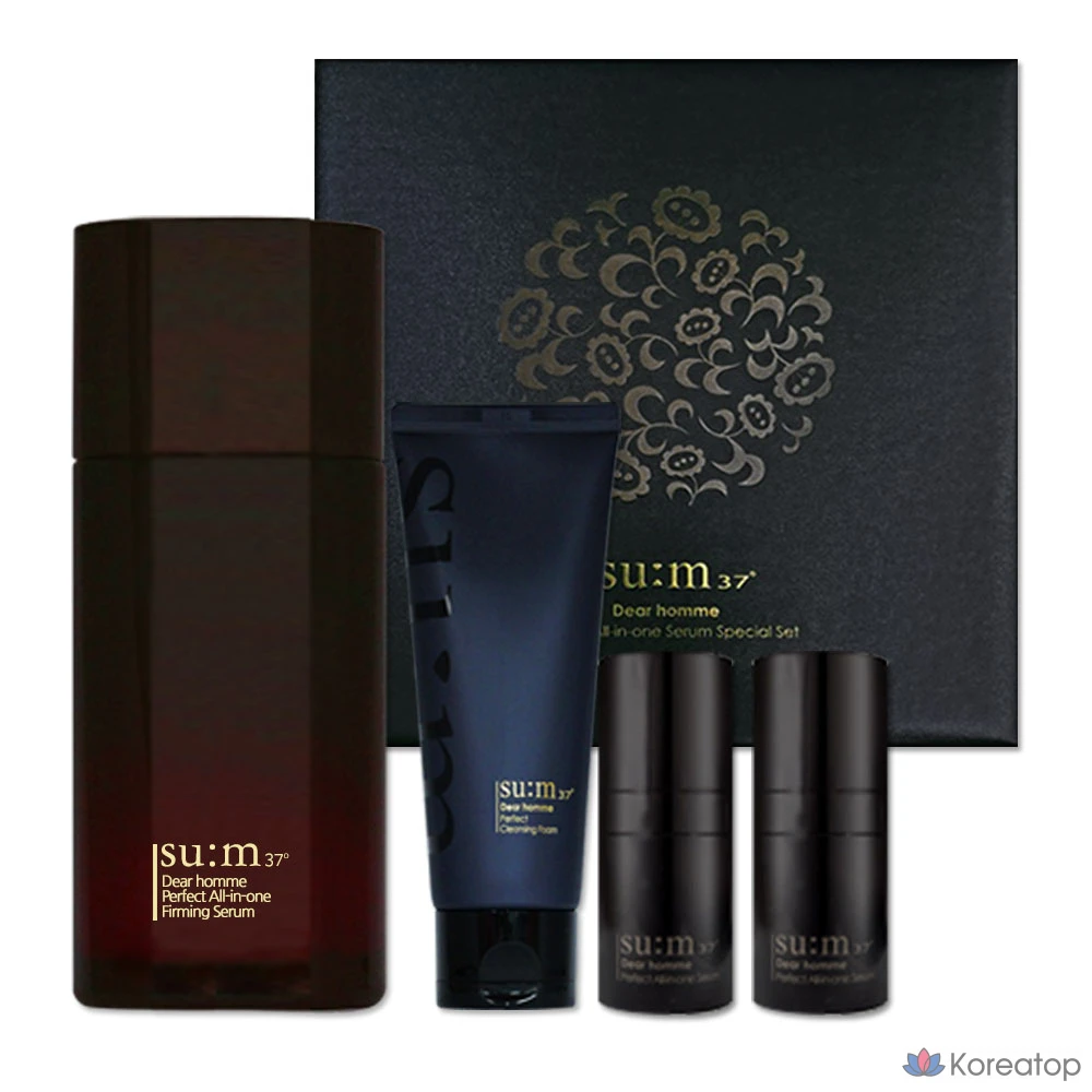 Набор для планирования ухода за кожей 37 Degrees Dear Homme Perfect All-in-One Firming Serum Planning Set, 1 шт.