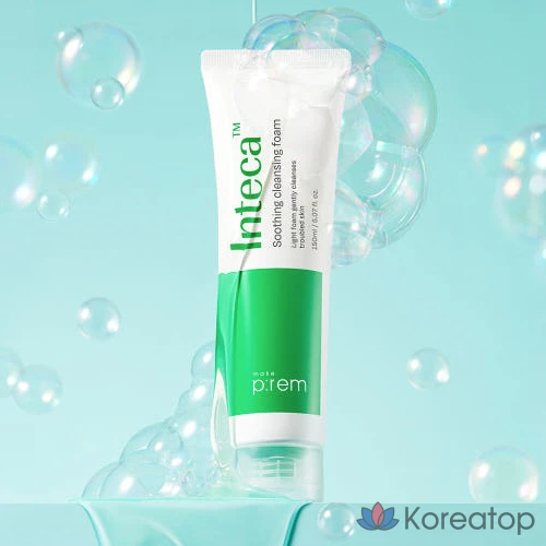 Очищающая пенка MAKE P:REM Inteca Soothing Cleansing Foam, 150 мл, 1 шт.
