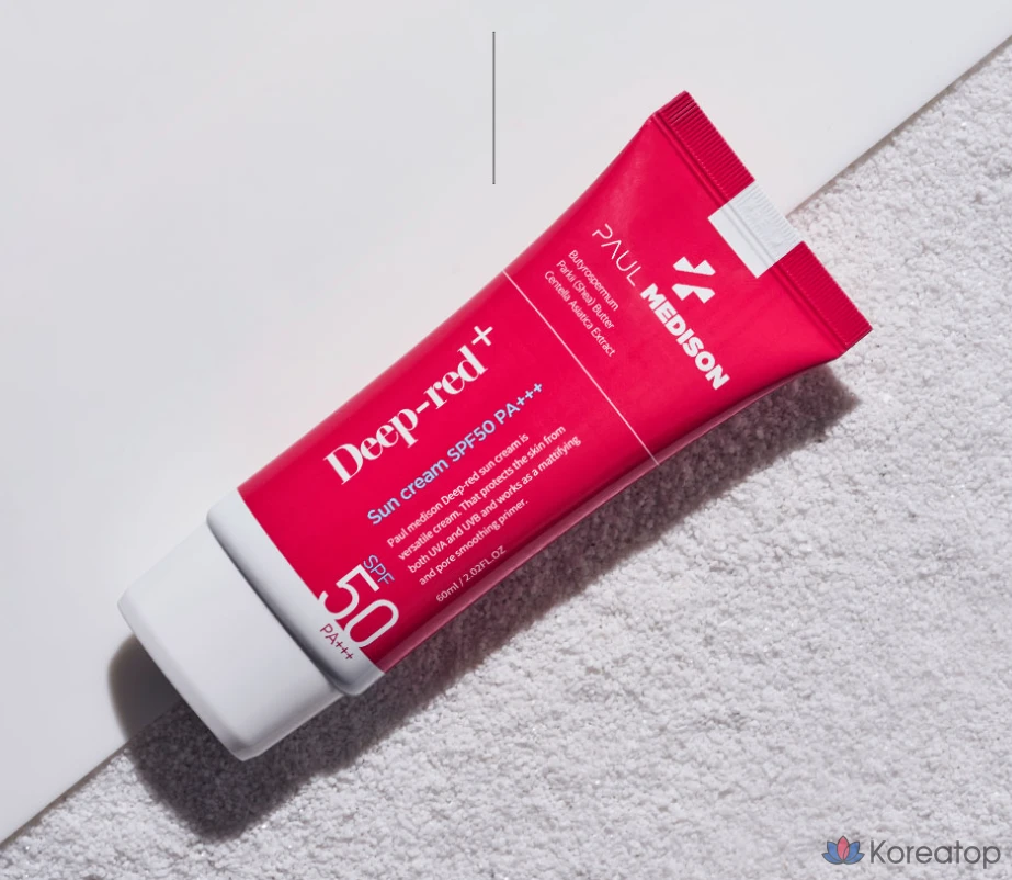 Солнцезащитный крем PAUL MEDISON Deep Red SPF50 PA+++, 60 мл, 1 шт.