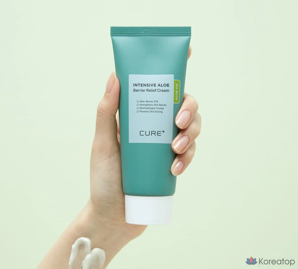 Крем для интенсивного укрепления кожного барьера с алоэ вера KIM JEONG MOON Aloe Cure, 100 г, 1 шт.